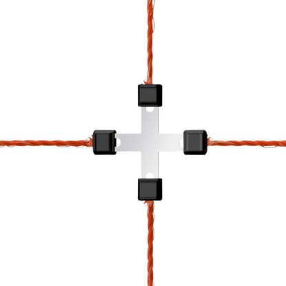 Križna spojka LitzClip - inoks - do 3 mm (5 kosov)