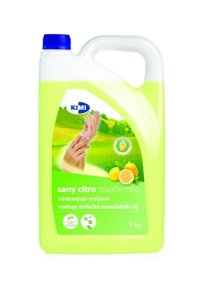 Tekoče milo za roke Sany CITRO, 5 kg Tekoče milo za roke Sany CITRO, 5 kg