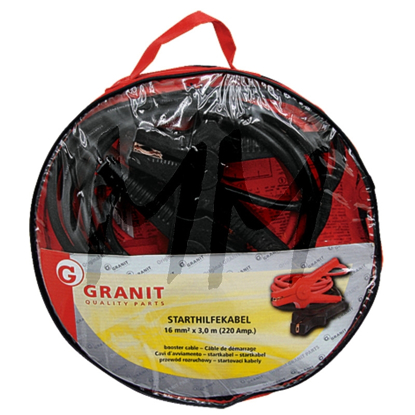 Fotografija izdelka Vžigalni kabli 16 mm2, 3 m, 220 A, GRANIT
