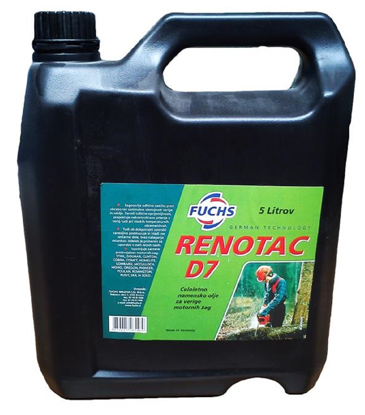 Prikaži podrobnosti za  Olje za verige žag Renotac Light D7 5 l Fotografija izdelka Olje za verige žag Renotac Light D7 5 l