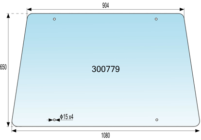 Fotografija izdelka Steklo sprednje kabine IMT  IMT 539 BNT RO
