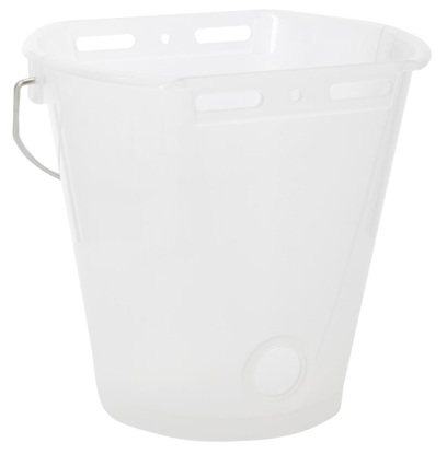 Prikaži podrobnosti za  Vedro za hranjenje - 8 L transparentno bela Fotografija izdelka Vedro za hranjenje - 8 L transparentno bela