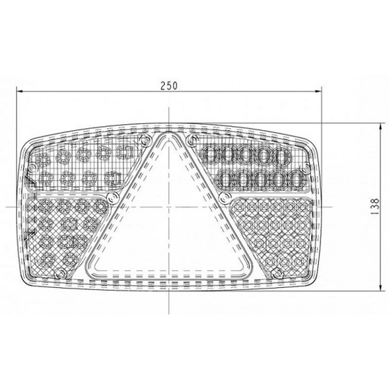 Fotografija izdelka Zadnja luč LED DESNA, KAMAR