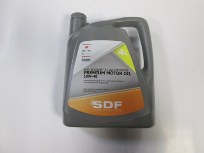 Prikaži podrobnosti za  Olje SDF Premium 10W 40 4L Fotografija izdelka Olje SDF Premium 10W 40 4L