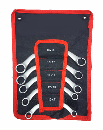 mehanizacija Miler, kmetijska mehanizacija, kmetijska oprema, C-tip ključi, krom-vanadijevo jeklo, set ključi, obročni ključi, orodje za delavnico, ključi za vozila, profesionalna oprema, delavnica orodje, ključni set 10-19 mm