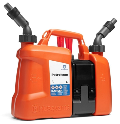 Prikaži podrobnosti za  Posoda za gorivo in olje Husqvarna 5 + 2,5 L Fotografija izdelka Posoda za gorivo in olje Husqvarna 5 + 2,5 L