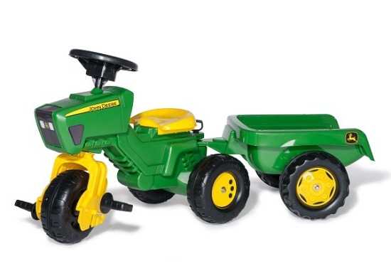 Fotografija izdelka Igrača rollyTrac John Deere tricikel s prikolico, ROLLY TOYS