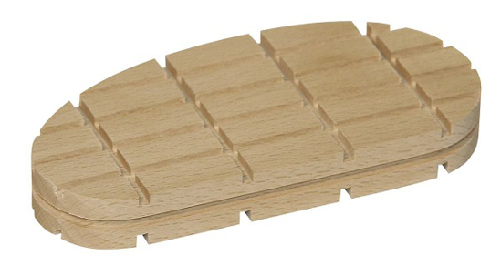 Fotografija izdelka Podkev lesena manjša 112 mm - za nego parkljev