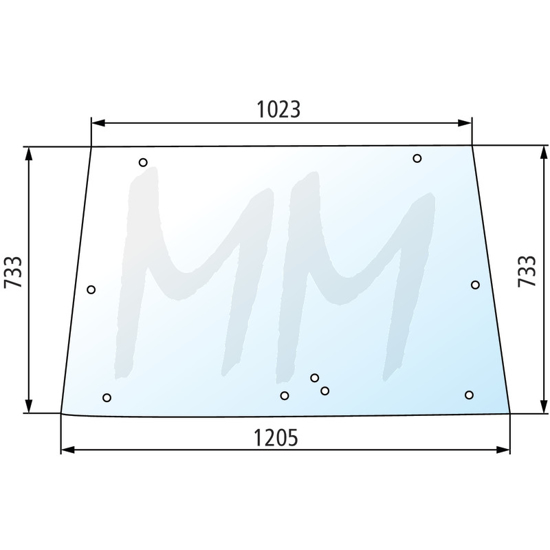 Fotografija izdelka Zadnje steklo MASSEY FERGUSON