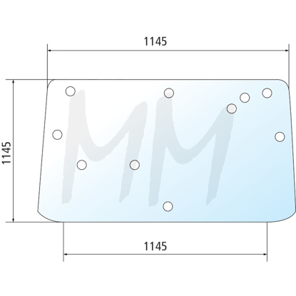 Fotografija izdelka Zadnje steklo LANDINI