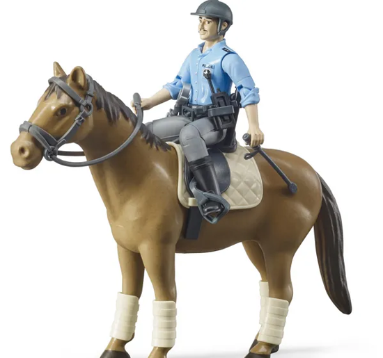 Fotografija izdelka Igrača Policist na konju, BRUDER