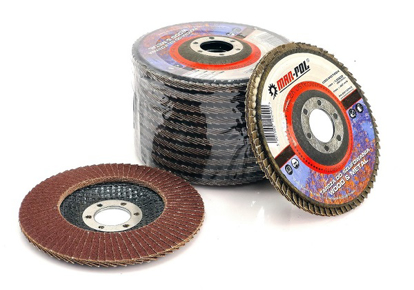 brusilna plošča 125mm, lamelna brusna plošča, P36, MAR-POL, brušenje kovine, brušenje lesa, odstranjevanje barve, odstranjevanje umazanije, varnostni standardi, brusilna plošča za kovino