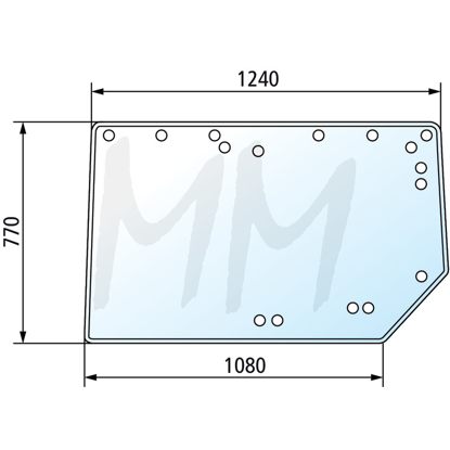 Prikaži podrobnosti za  Zadnje steklo - zgoraj Renault Fotografija izdelka Zadnje steklo - zgoraj Renault