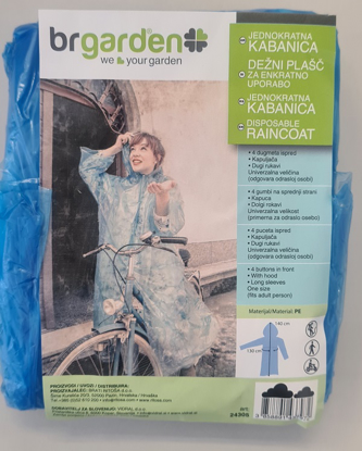 Fotografija izdelka Dežni plašč za enkratno uporabo