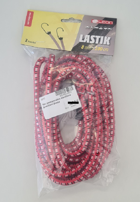 Prikaži podrobnosti za  Vrv povezovalna elastična  8 mm X 2 m 2 kom Fotografija izdelka Vrv povezovalna elastična  8 mm X 2 m 2 kom