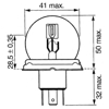 Fotografija izdelka Žarnica R2 12V 45/40W P45t