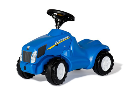 Prikaži podrobnosti za  Igrača poganjalec rollyMinitrac New Holland T6010, Rolly Toys Fotografija izdelka Igrača poganjalec rollyMinitrac New Holland T6010, Rolly Toys