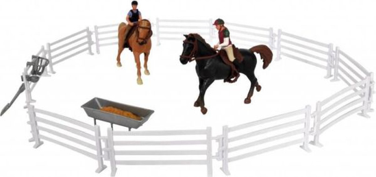 Fotografija izdelka Igrača set 2 konja z dodatki, Kids Globe