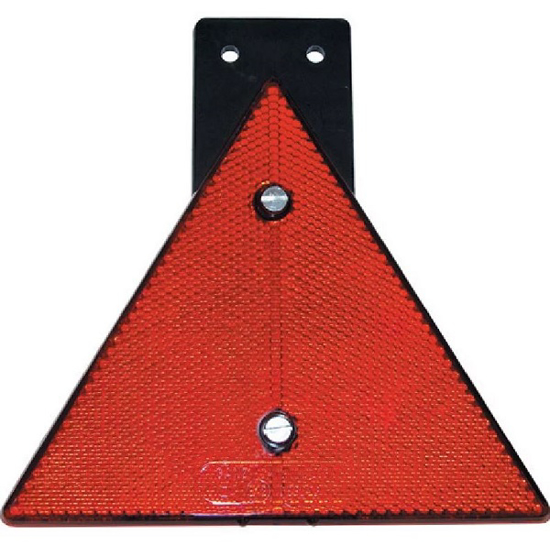 Fotografija izdelka Odsevnik RDEČ trikoten z gumijastim nosilcem