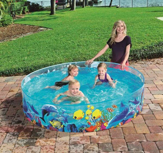 Fotografija izdelka Otroški bazen prozorni  podvodni svet (183 m x 38 cm)