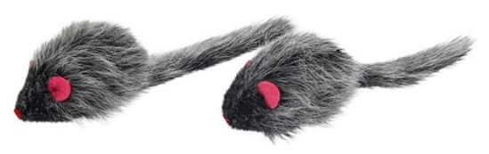 Fotografija izdelka Igrača dolgodlaka krznena miš  za mačke, z Raschel