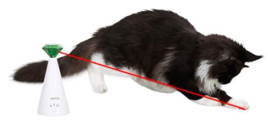 Fotografija izdelka Igrača vrtljiv laser za mačke