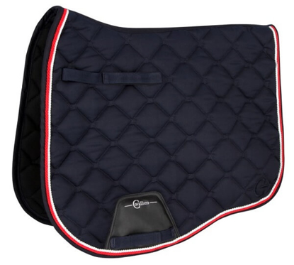 Prikaži podrobnosti za  Podloga za sedlo Salvina - dresurna/mornarica Fotografija izdelka Podloga za sedlo Salvina - dresurna/mornarica