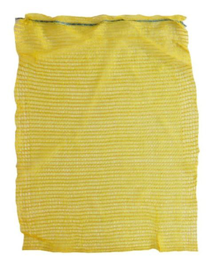 Fotografija izdelka Vreča Raschel za krompir z vrvico, 60 kg, 60 x 100 cm, rumena, 20 kosov