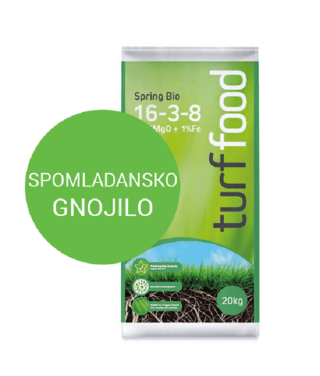 Fotografija izdelka Spomladansko organsko mineralno Turf Food (SPRING Bio)