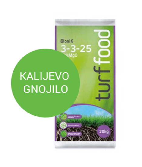 Fotografija izdelka Kalijevo organsko mineralno gnojilo Turf Food BioniK