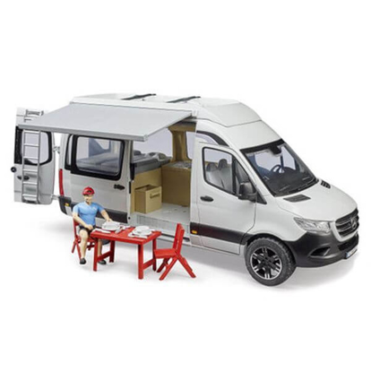 Prikaži podrobnosti za  Igrača Camper sprinter z voznikom, Bruder Fotografija izdelka Igrača Camper sprinter z voznikom, Bruder