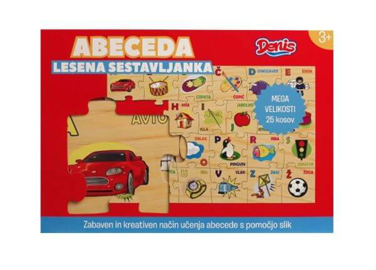 Fotografija izdelka Igrača lesena talna abeceda SLO