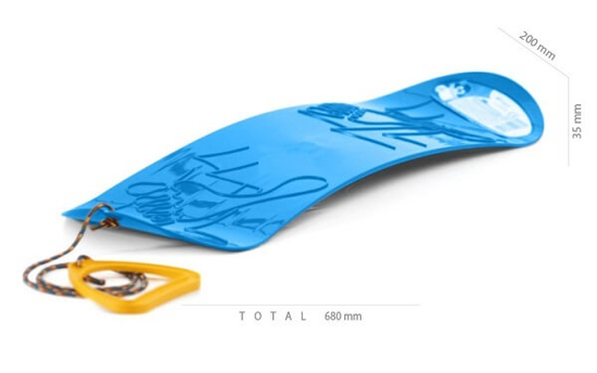 Fotografija izdelka Lopata otroška za sneg snowboard S,  modra