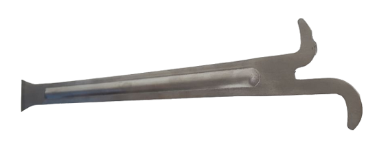 Fotografija izdelka Nož panjski z vzvodom daljši INOX