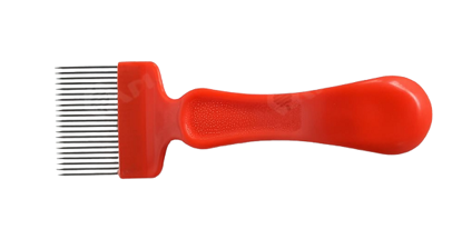 Fotografija izdelka Vilice za odkrivanje satja PVC ročaj upognjene