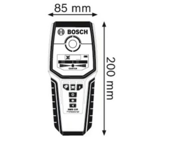 Fotografija izdelka Detektor kovin GMS 120, Bosch