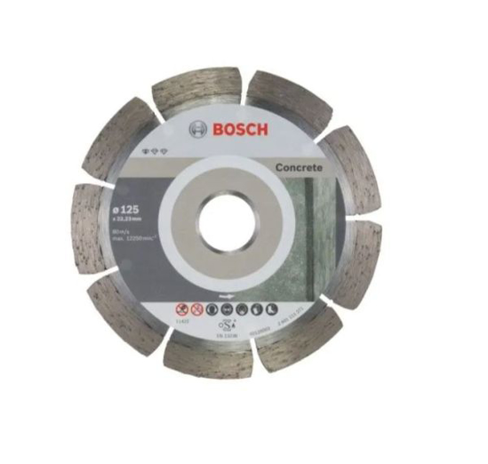 Fotografija izdelka Rezalna plošča diamantna za beton 125 x 22,23 mm, Bosch