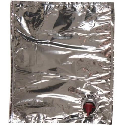 Prikaži podrobnosti za  Bag in Box vrečka za vino 5 L - metalna z ventilom na vogalu Fotografija izdelka Bag in Box vrečka za vino 5 L - metalna z ventilom na vogalu