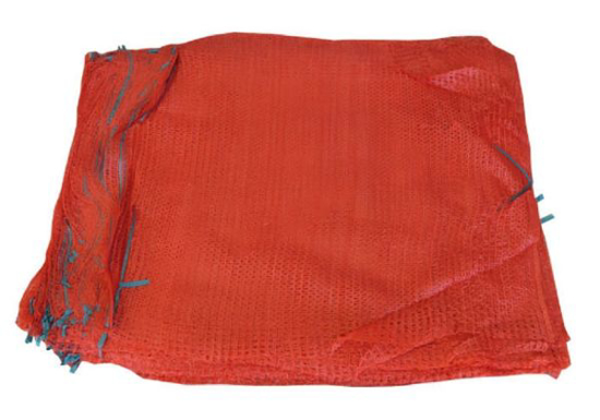 Fotografija izdelka Vreča Raschel za krompir z vrvico 30 kg - rdeča, 1 kos ( 50 x 80 cm)