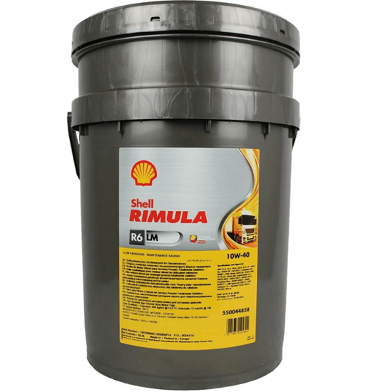 Fotografija izdelka Olje SHELL RIMULA R6 LM 10W-40, 20 L Lindner