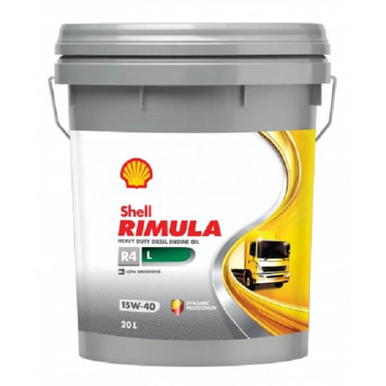 Fotografija izdelka Olje SHELL motorno Rimula R4 15w-40,  20L Lindner