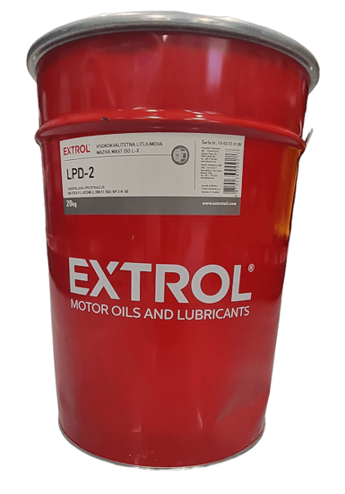 Fotografija izdelka Mast Tehnosint Extrol 20 kg LPD-2 rdeča