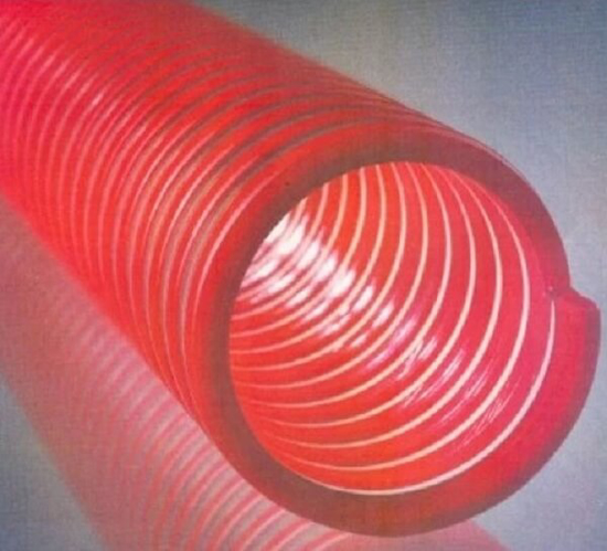 Fotografija izdelka Cev za pretakanje močna fi: 40 - rdeča - za tekoči meter