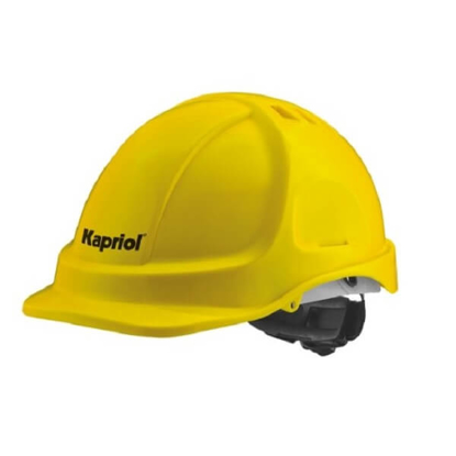 Prikaži podrobnosti za  Čelada zaščitna Prokap Kapriol, rumena EN 397 Fotografija izdelka Čelada zaščitna Prokap Kapriol, rumena EN 397