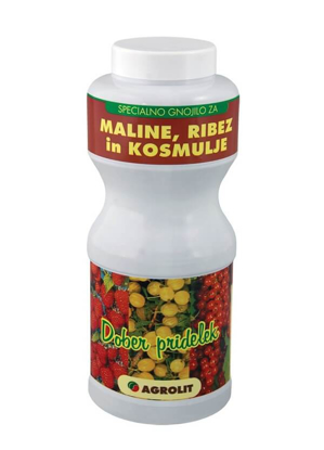 Prikaži podrobnosti za  Gnojilo za maline, ribez in kosmulje 1 kg Fotografija izdelka Gnojilo za maline, ribez in kosmulje 1 kg
