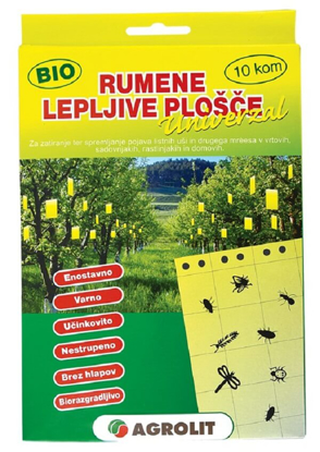 Prikaži podrobnosti za  Lepljive plošče rumene univerzalne Fotografija izdelka Lepljive plošče rumene univerzalne