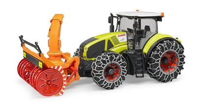 Prikaži podrobnosti za  Igrača TRAKTOR Claas Axion 950 s snežno frezo in snežnimi verigami, BRUDER Fotografija izdelka Igrača TRAKTOR Claas Axion 950 s snežno frezo in snežnimi verigami, BRUDER