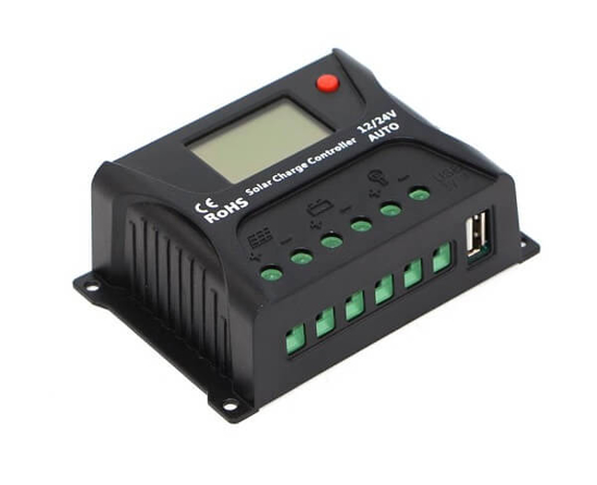 Fotografija izdelka Solarni regulator 10A, 12V/24V