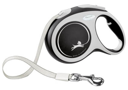 Prikaži podrobnosti za  Flexi povodec New Comfort -  L - 5 m / 60 kg, črna Fotografija izdelka Flexi povodec New Comfort -  L - 5 m / 60 kg, črna