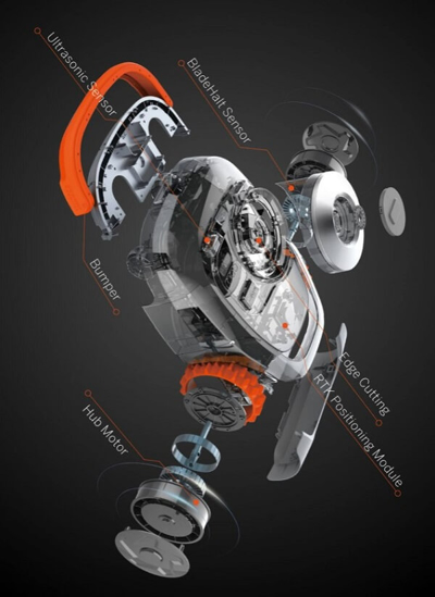 Fotografija izdelka Robotska kosilnica Segway Navimow H3000E